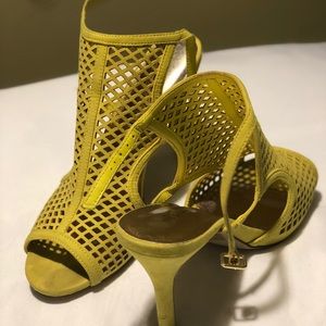 Yellow heels from Macy’s